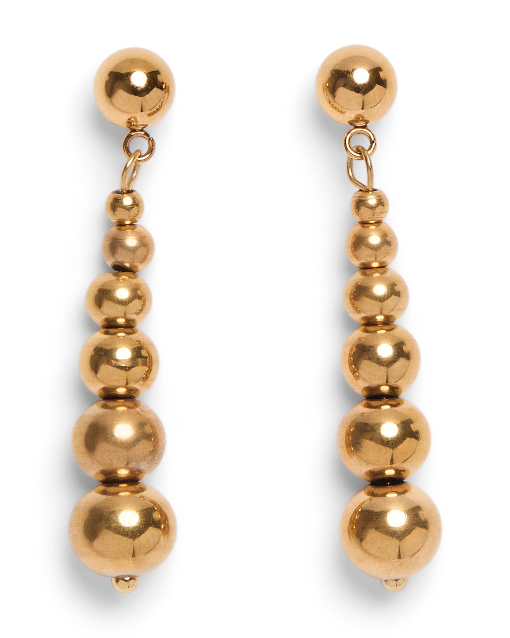 1975 Collection Gold Bubble Drop Earrings