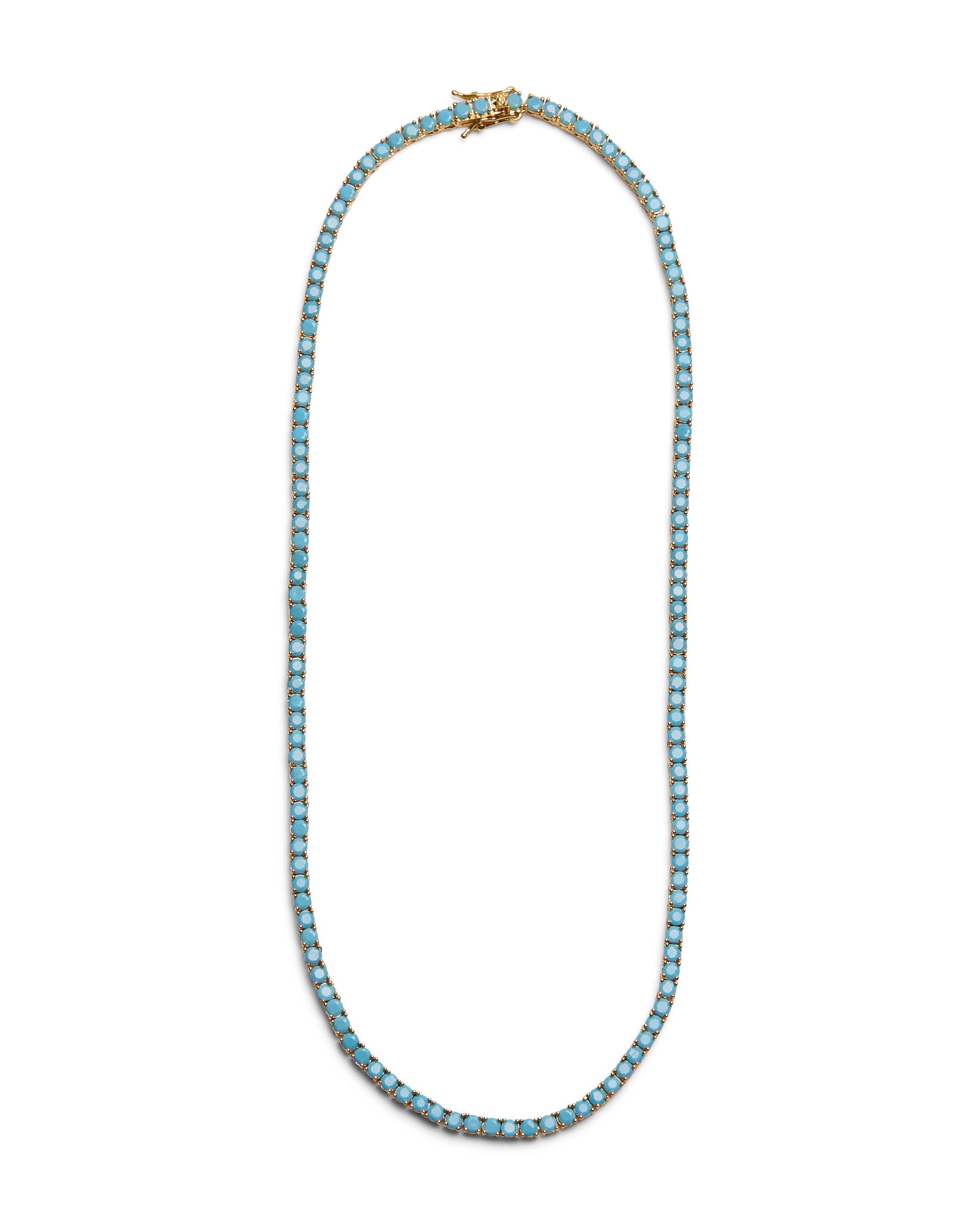 1975 Collection Aqua Stone Necklace