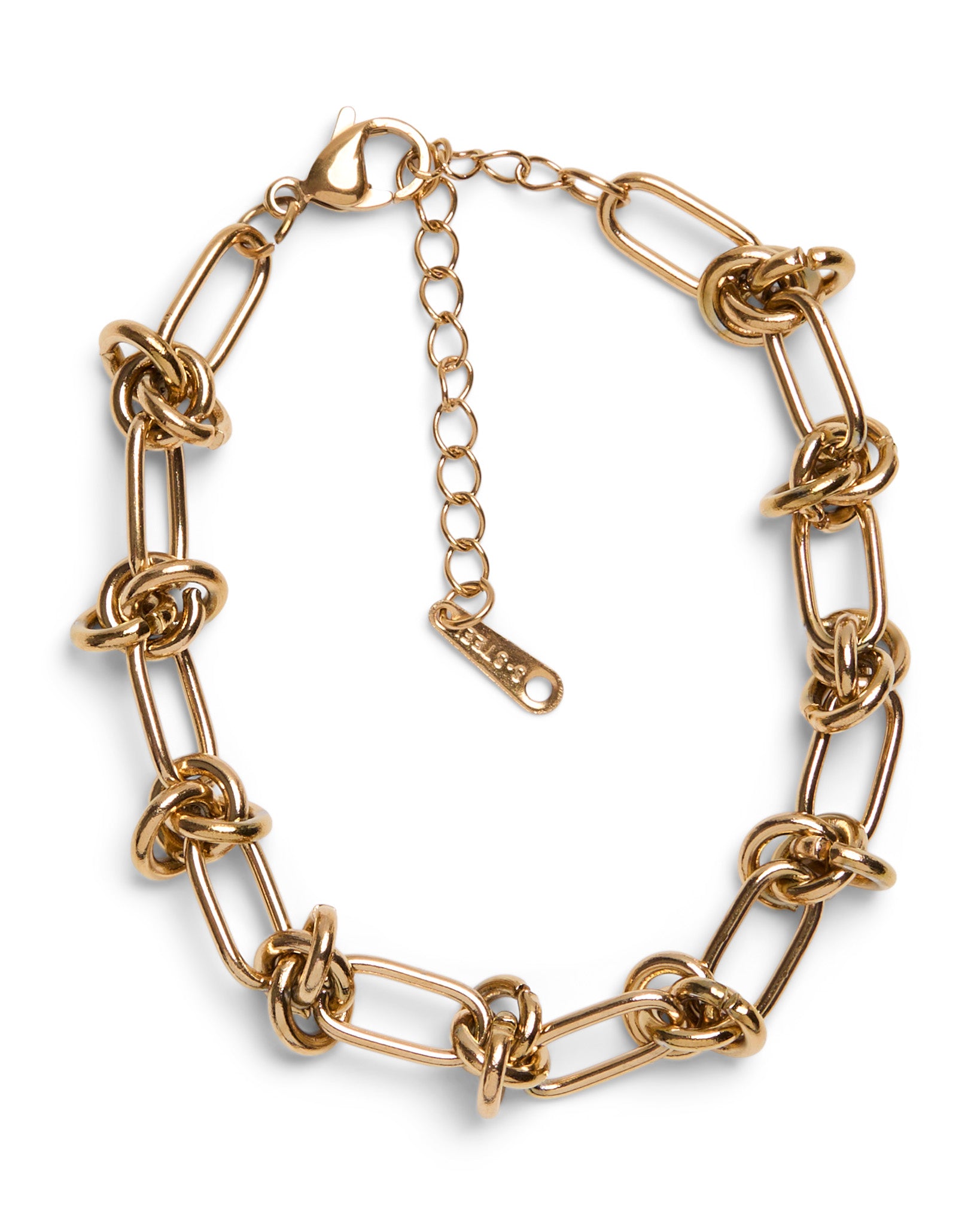1975 Collection Gold Link Knot Bracelet