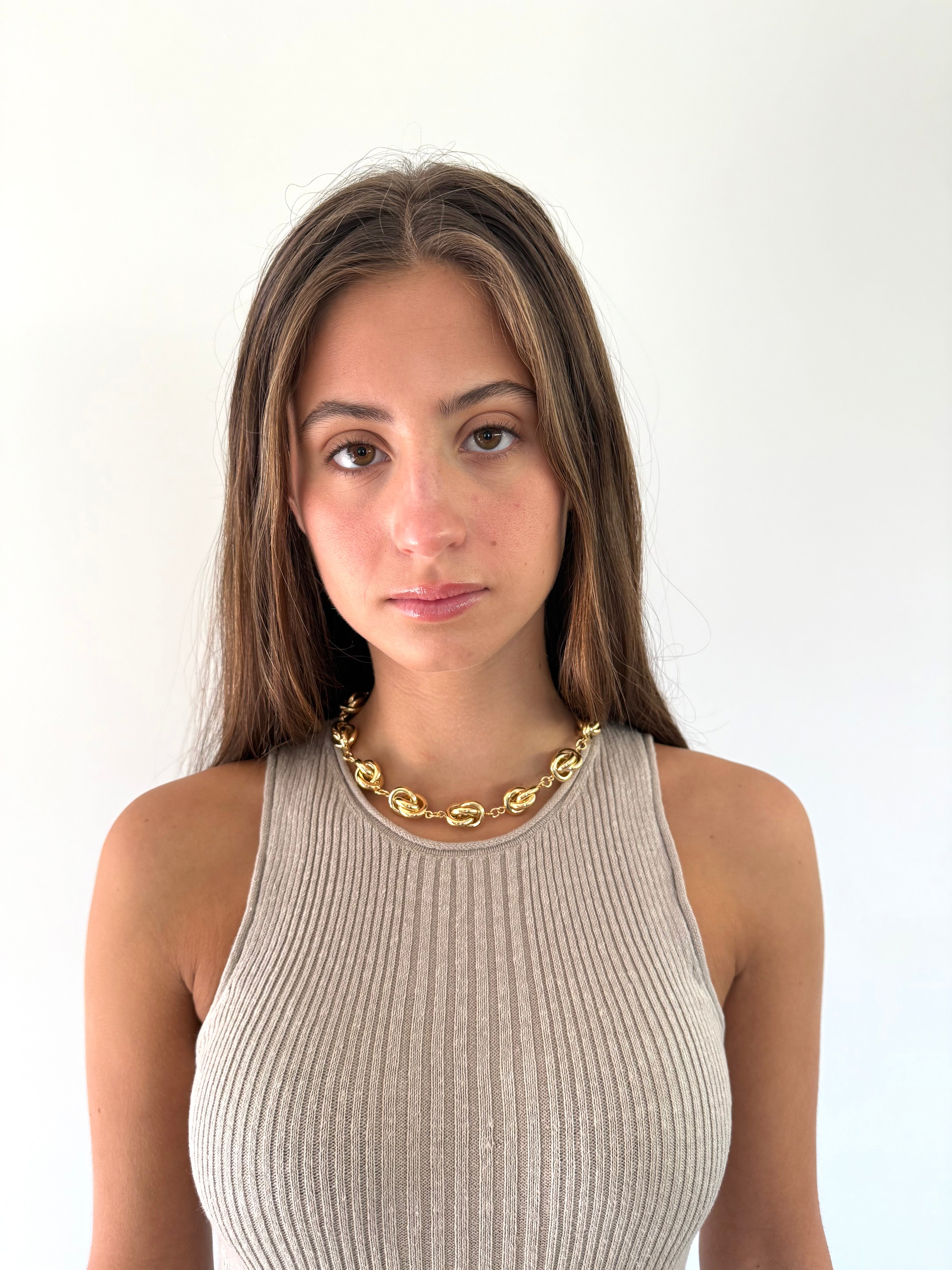 1975 Collection Gold Knot Necklace
