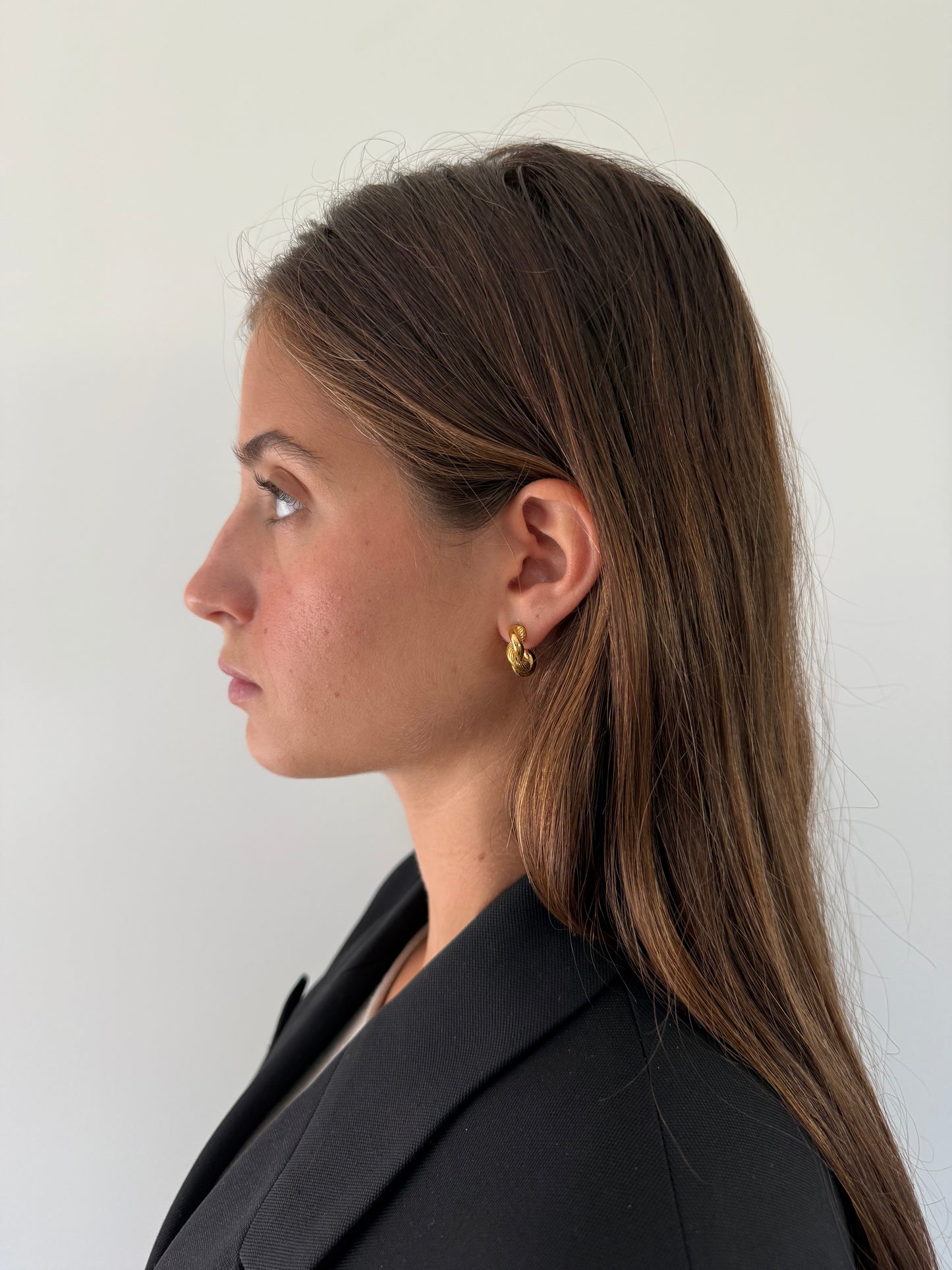 1975 Collection Mini Gold Twist Hoops