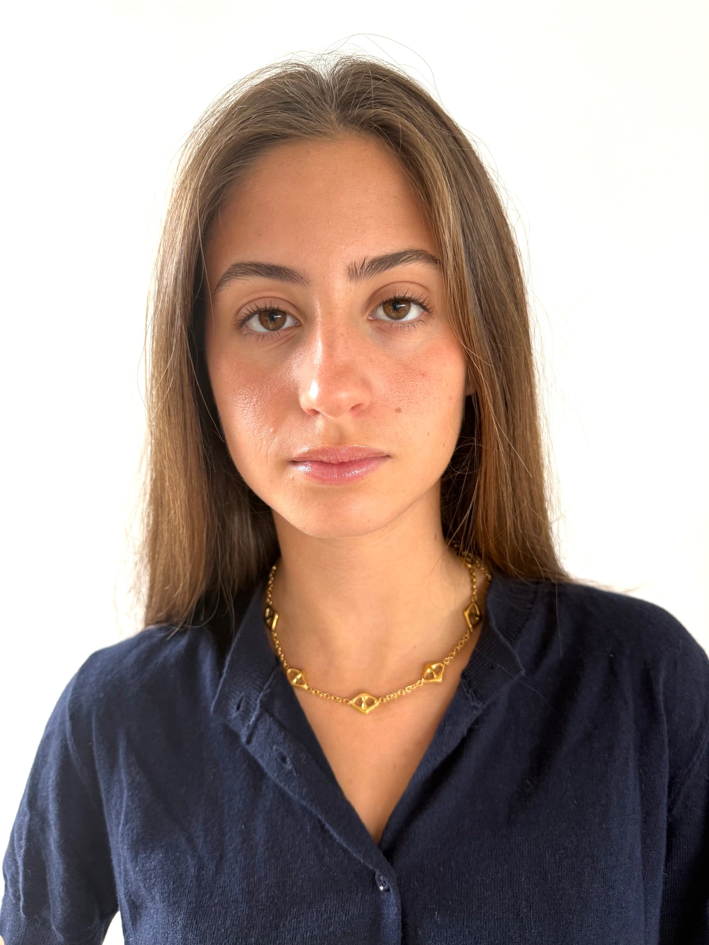 1975 Collection Geometric Gold Necklace