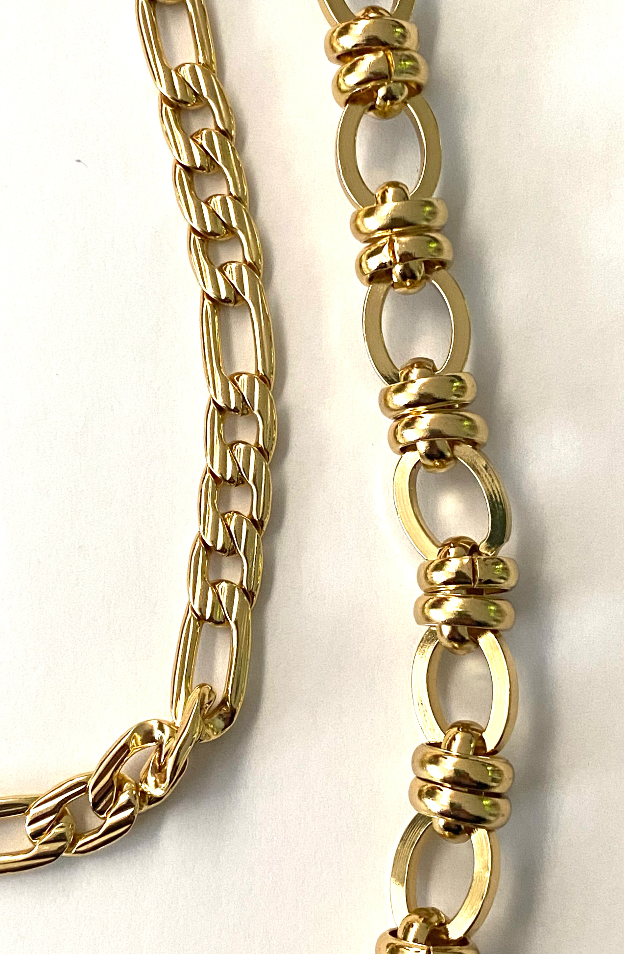 1975 Collection Double Gold Chain Necklace