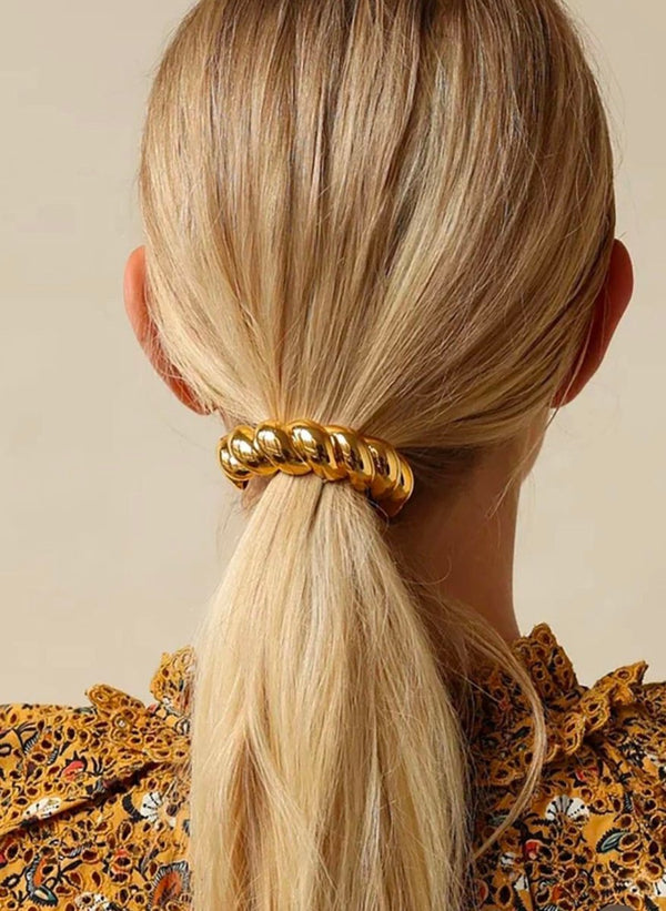 1975 Collection - Gold Twist Hair Elastic