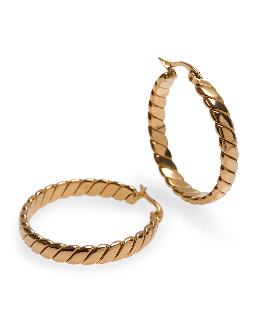 1975 Collection Medium Wave Hoops