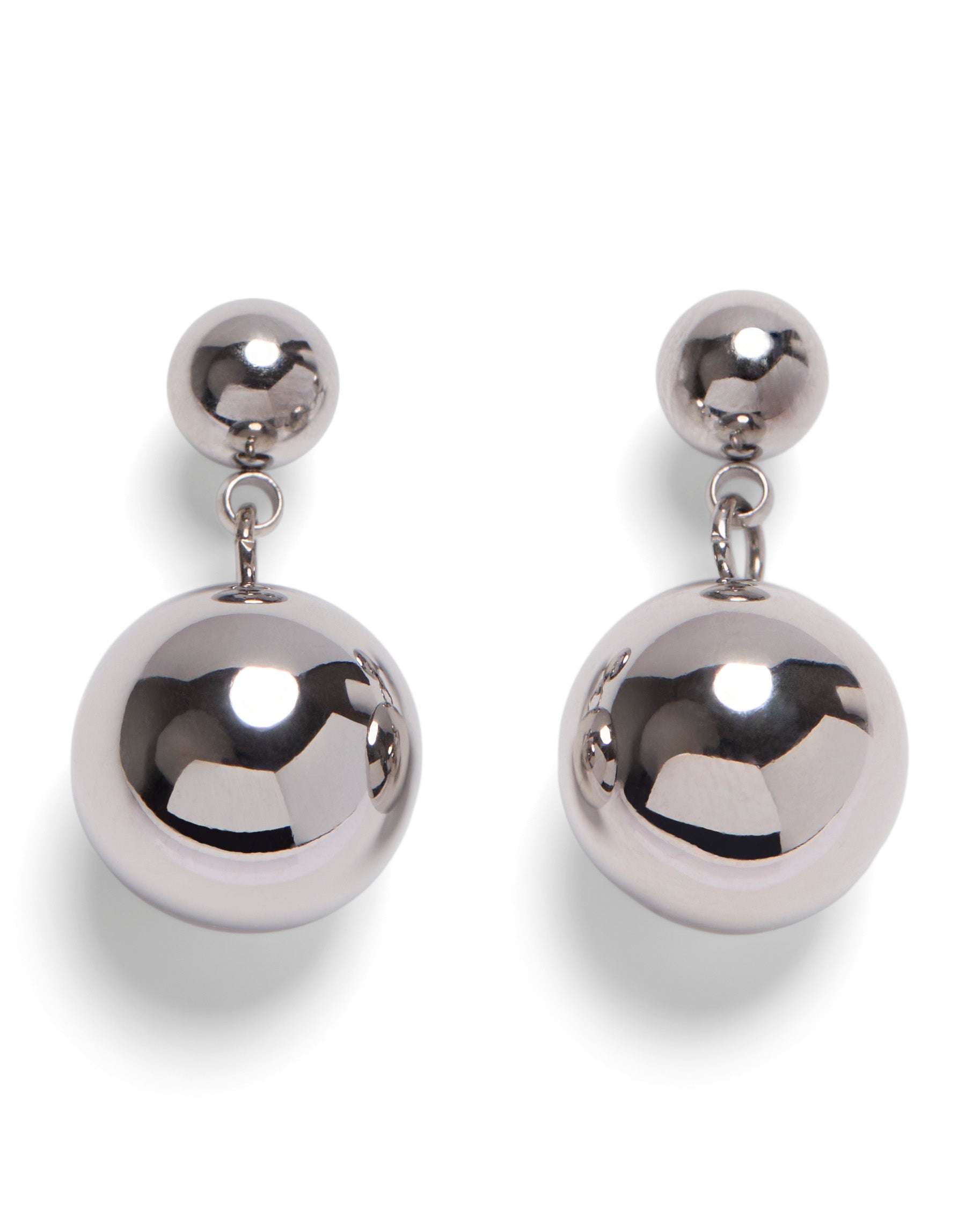 1975 Collection Small Double Sphere Earrings