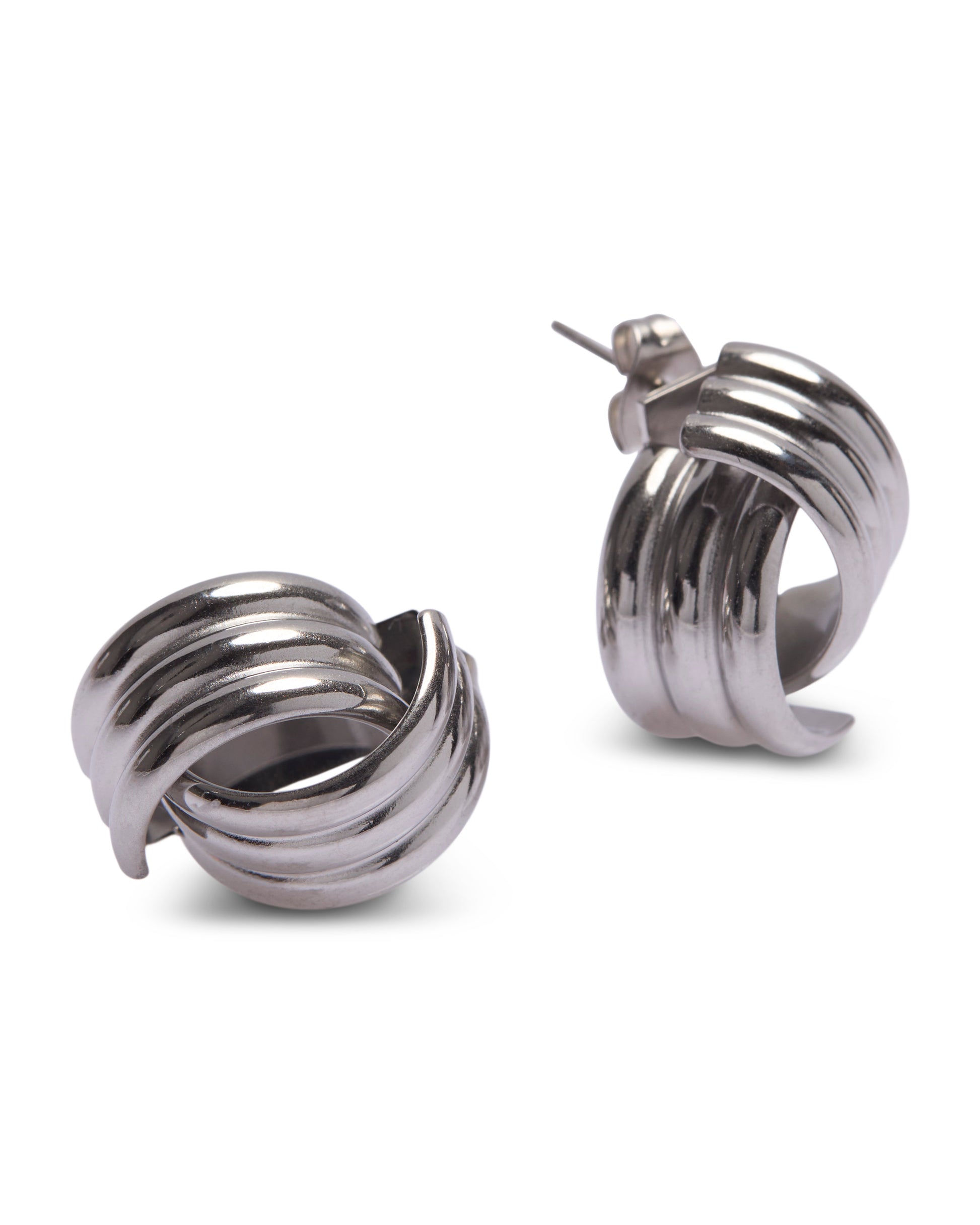 1975 Collection Small Ribbed Earrings