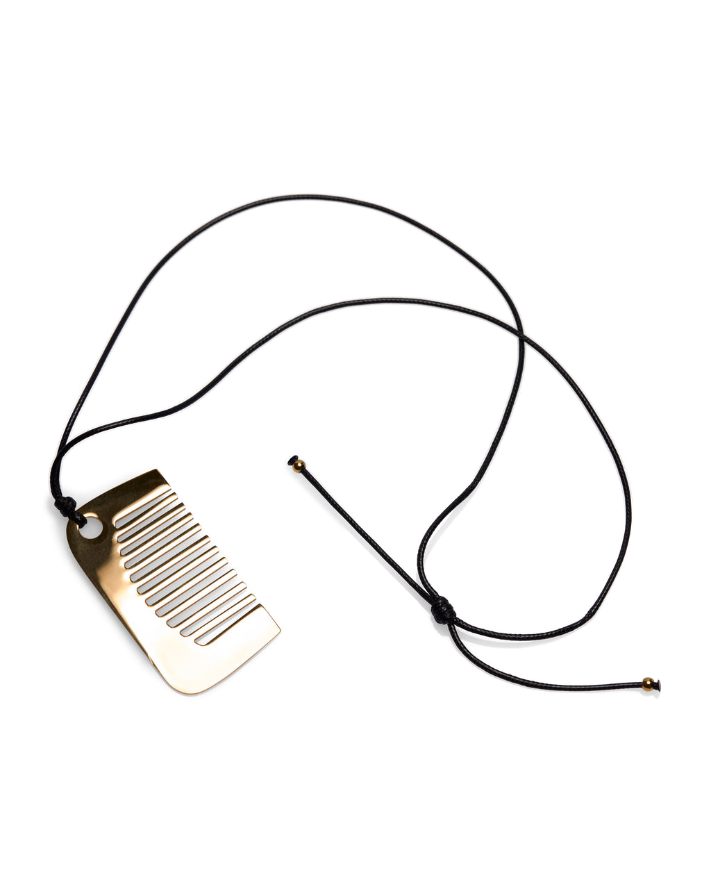 1975 Collection Comb Necklace on Silk Cord