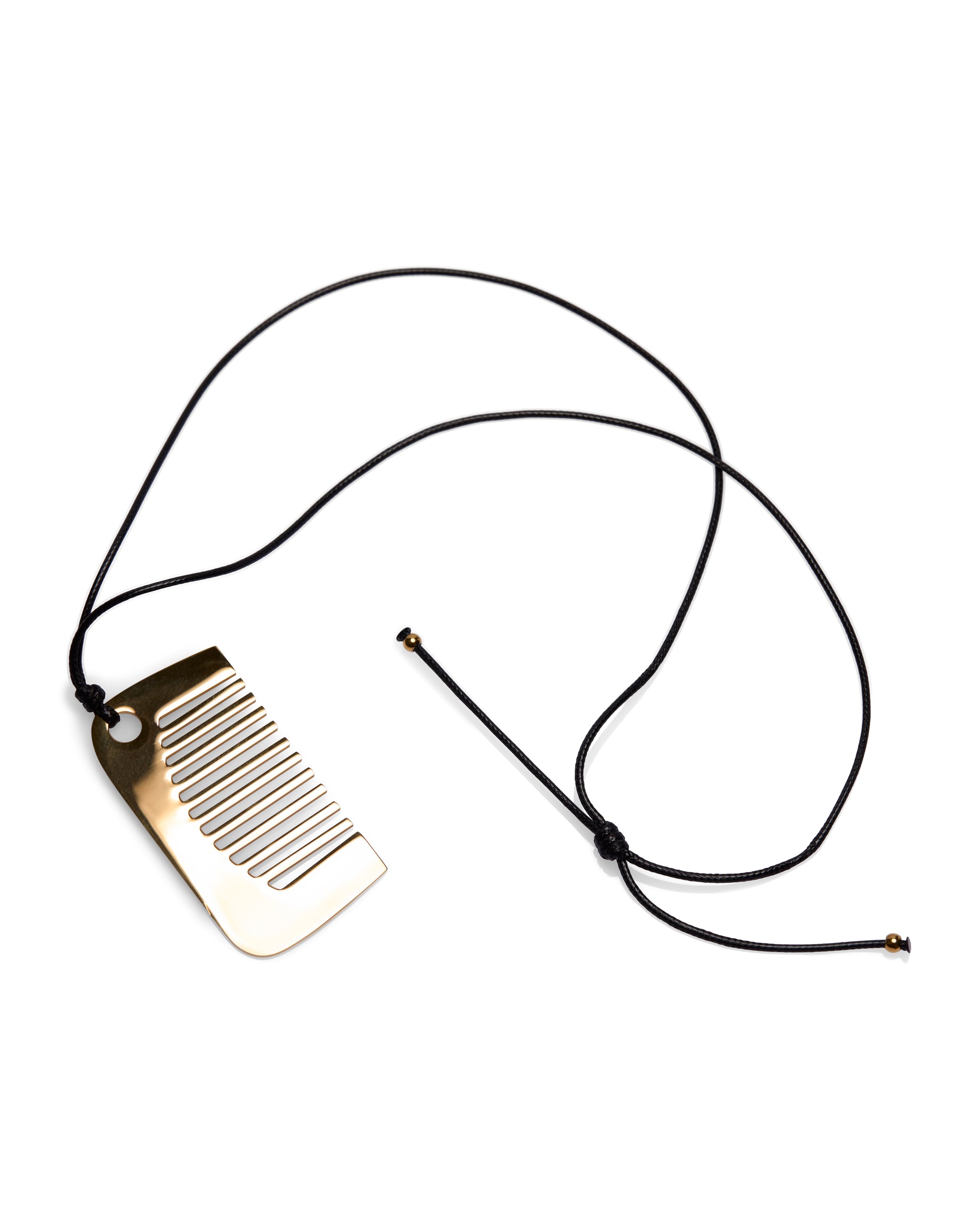 1975 Collection Comb Necklace on Silk Cord