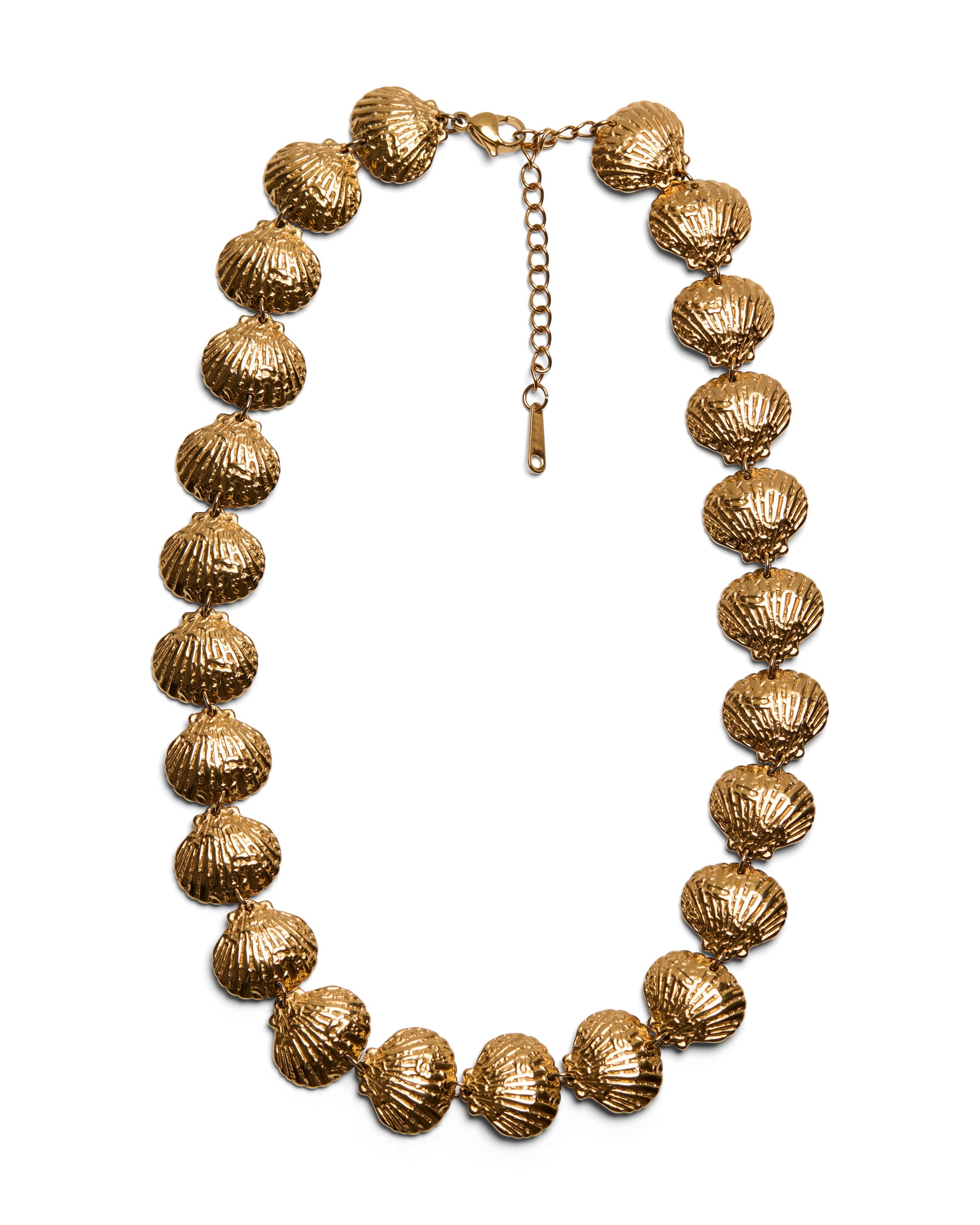 1975 Collection Gold Seashell Choker Necklace