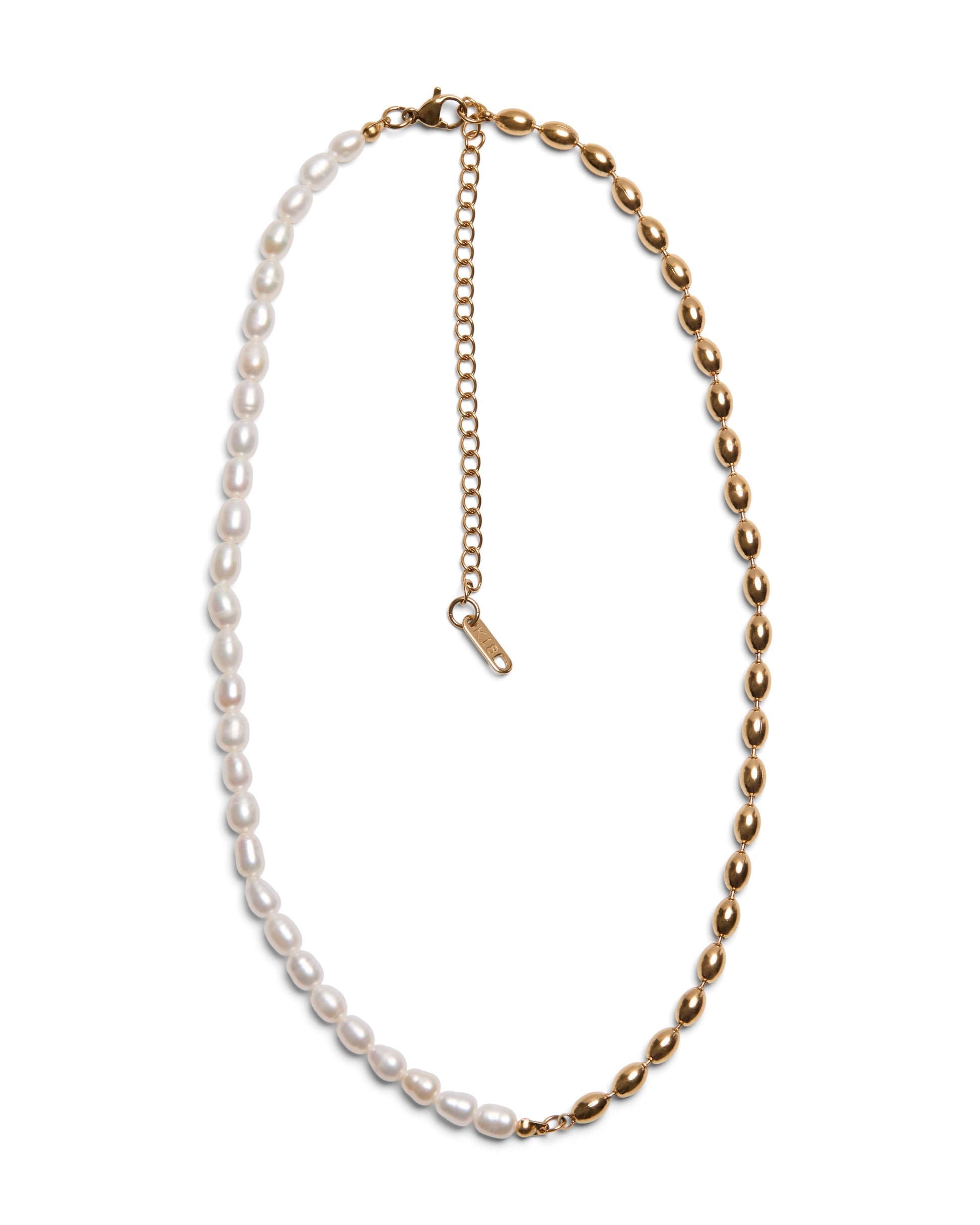 1975 Collection Pearl & Gold Bead Necklace