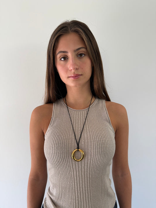 1975 Collection Circle Pendant Necklace