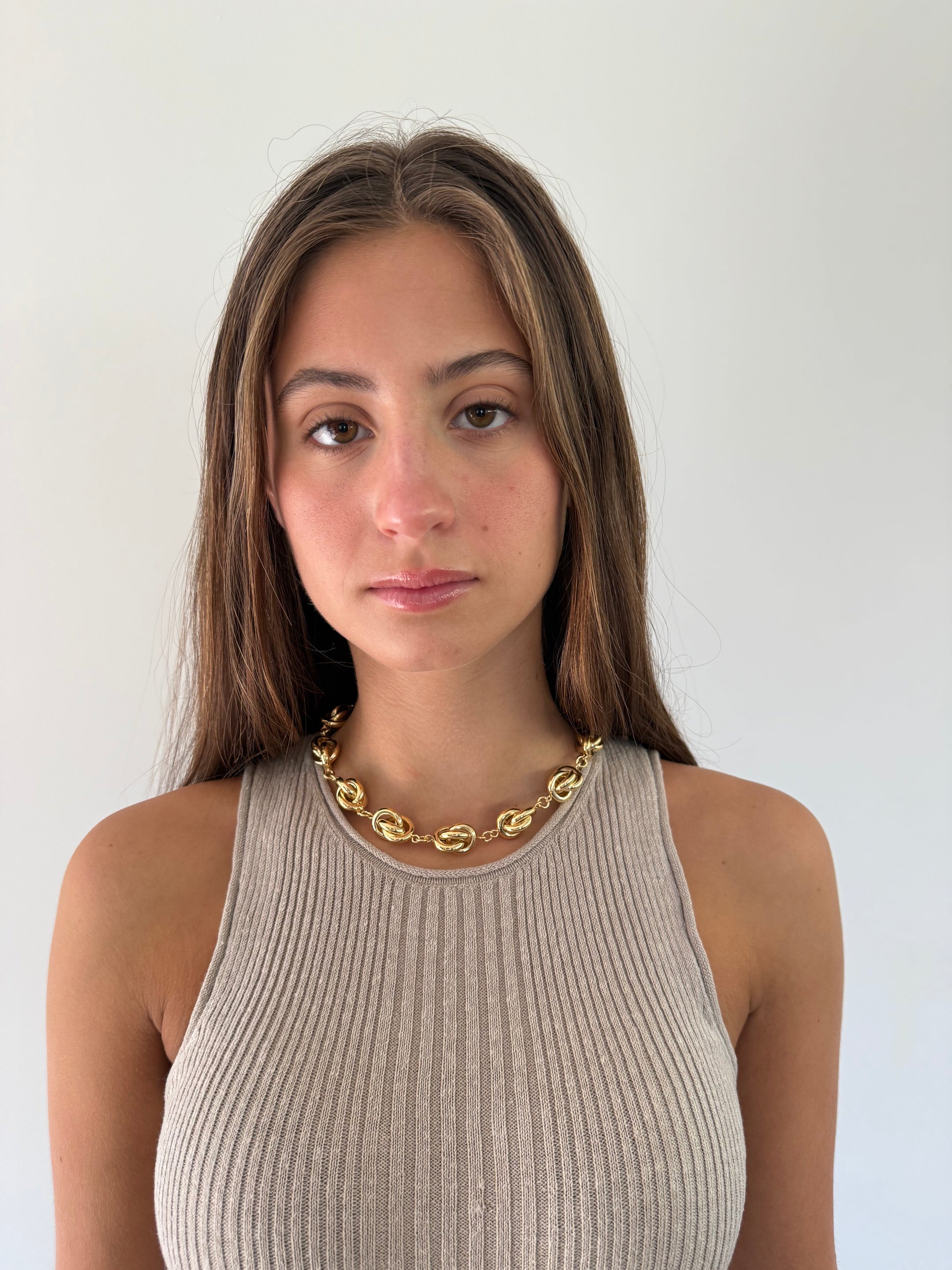 1975 Collection Gold Knot Necklace