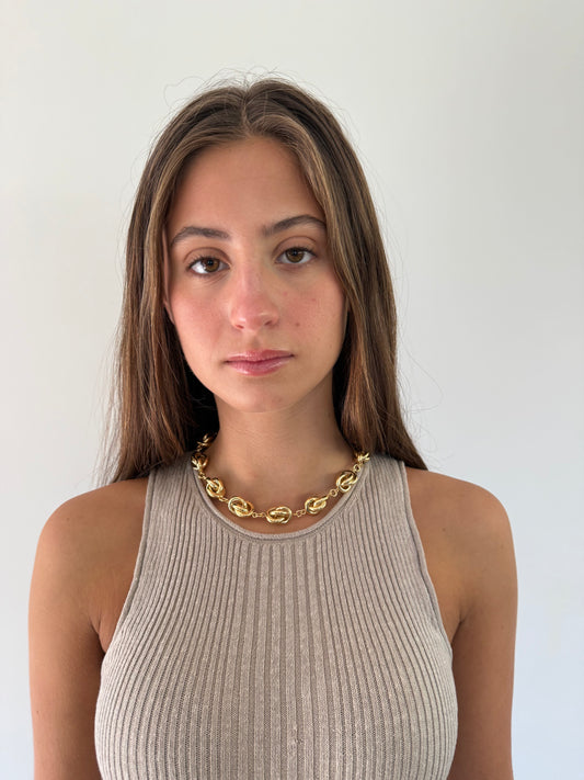 1975 Collection Gold Knot Necklace