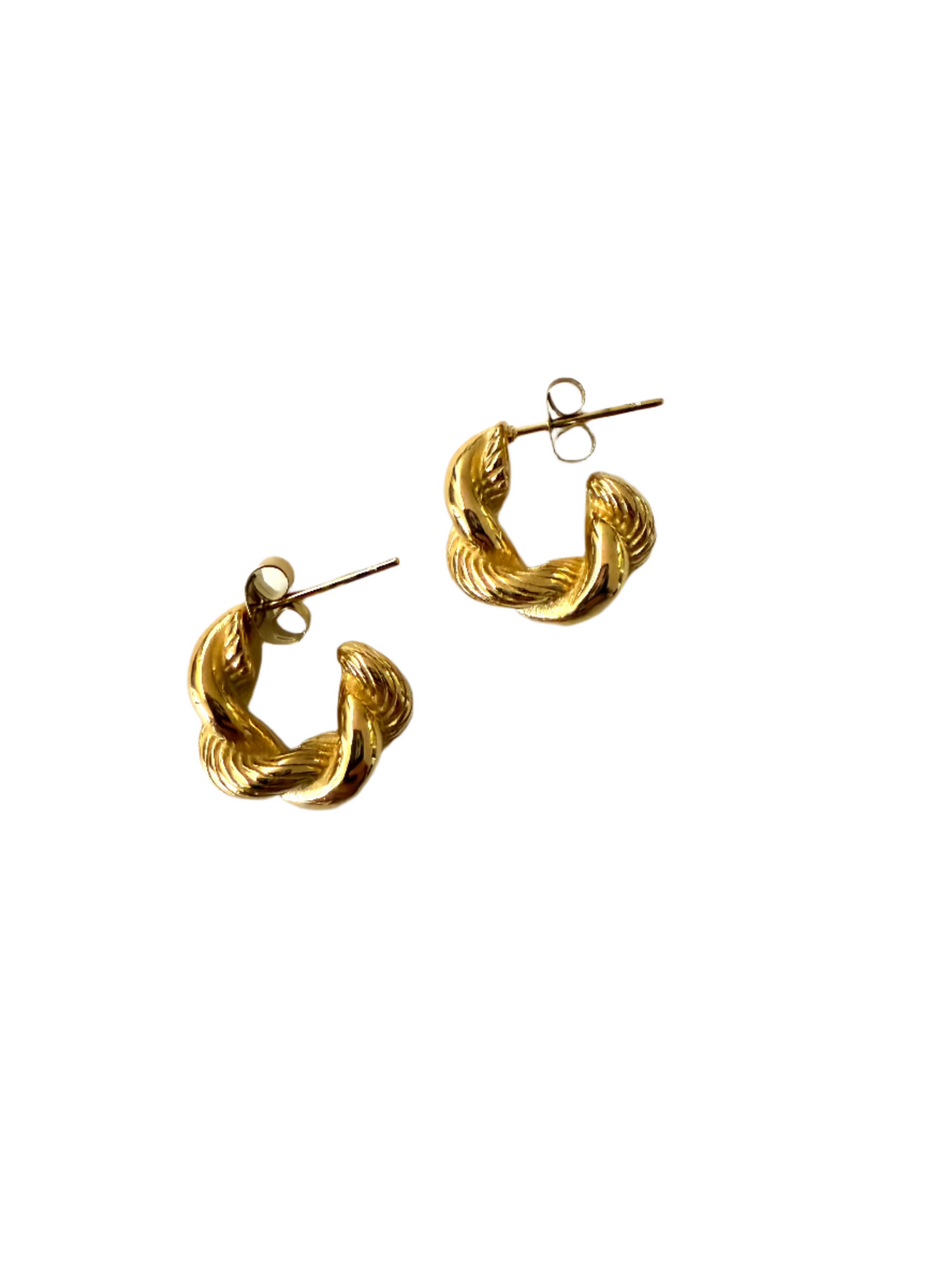 1975 Collection Mini Gold Twist Hoops