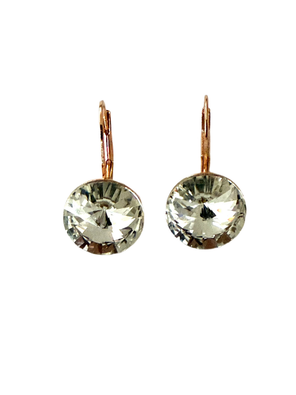 1975 Collection - Rose Gold Diamante Earrings