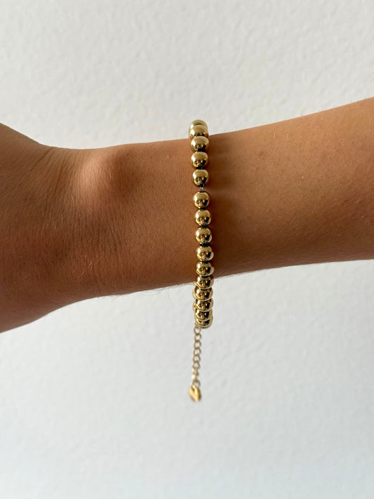 1975 Collection Gold Bead Ball Bracelet