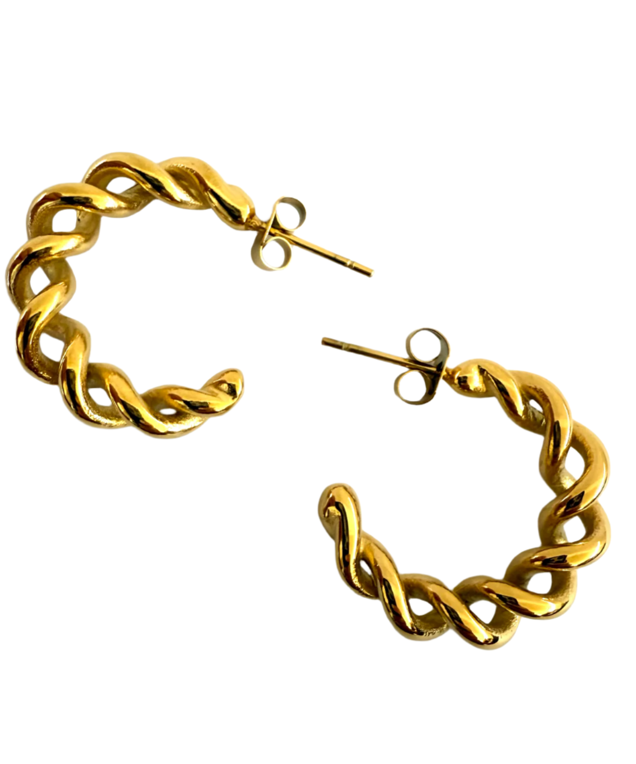 1975 Collection Gold Twist Hoops