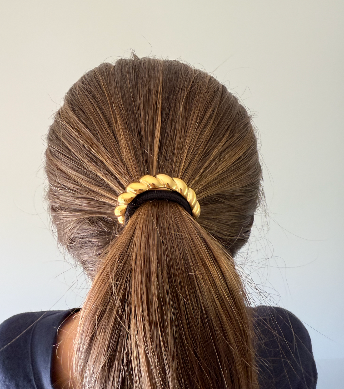 1975 Collection - Small Gold Twist Hair Elastic